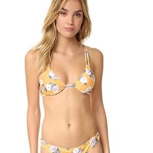 Minkpink Wildflowers Underwire Criss Cross Bikini Top M